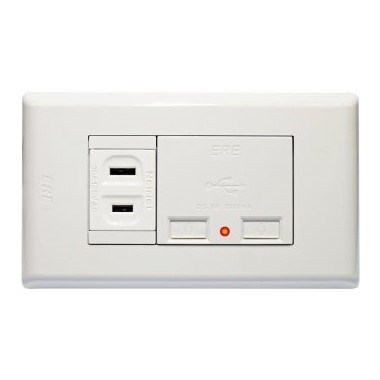 RE-4310 雙USB充電座.單插座