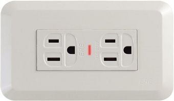 A-1006LED 接地雙插座附指示燈