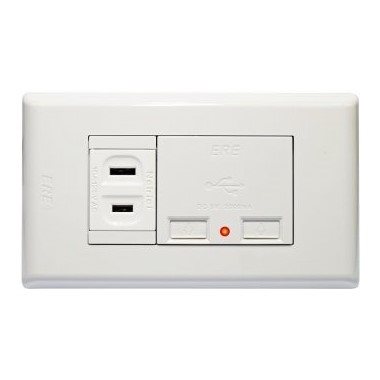 RE-4310 雙USB充電座.單插座