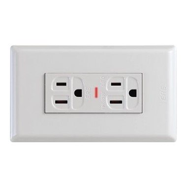ET-4602LED 接地雙插座附指示燈