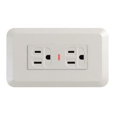 A-1006LED 接地雙插座附指示燈